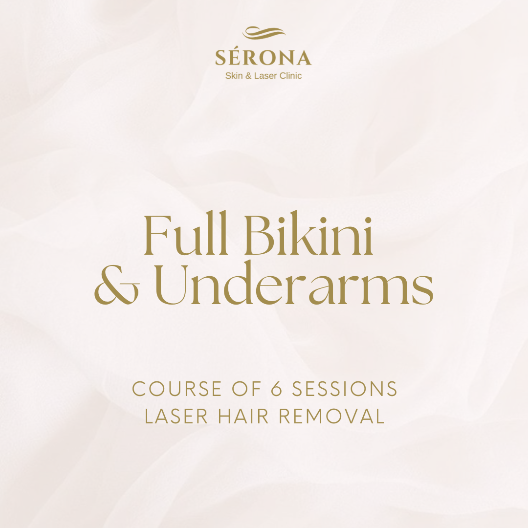 Laser Hair Removal - Full Bikini & Underarms - 6 Sessions