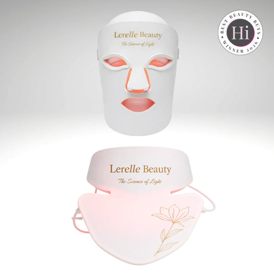Lerelle Beauty Advanced LED Therapy Face, Neck & Décolletage Mask Set