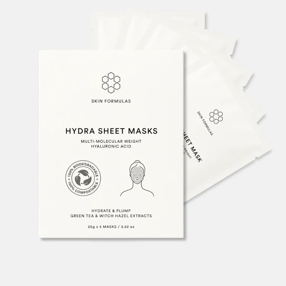 Skin Formulas Hydra Sheet Masks – 5 pack