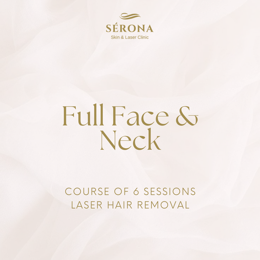 Laser Hair Removal - Full Face & Neck - 6 Sessions
